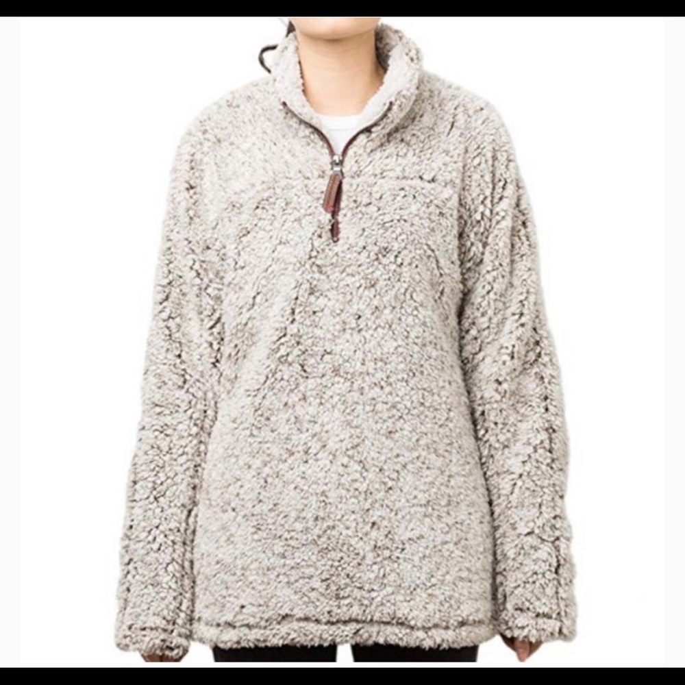 Cozy Cream Sherpa Pullover Sweater